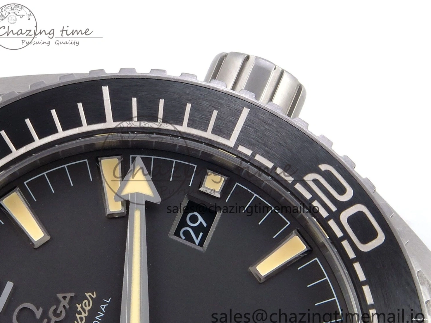 0522 AllSeason Planet Ocean 43.5mm SS VSF 1:1 Best Edition Gray Bezel Gray Dial on Black Rubber Strap A8900 Super Clone 7712